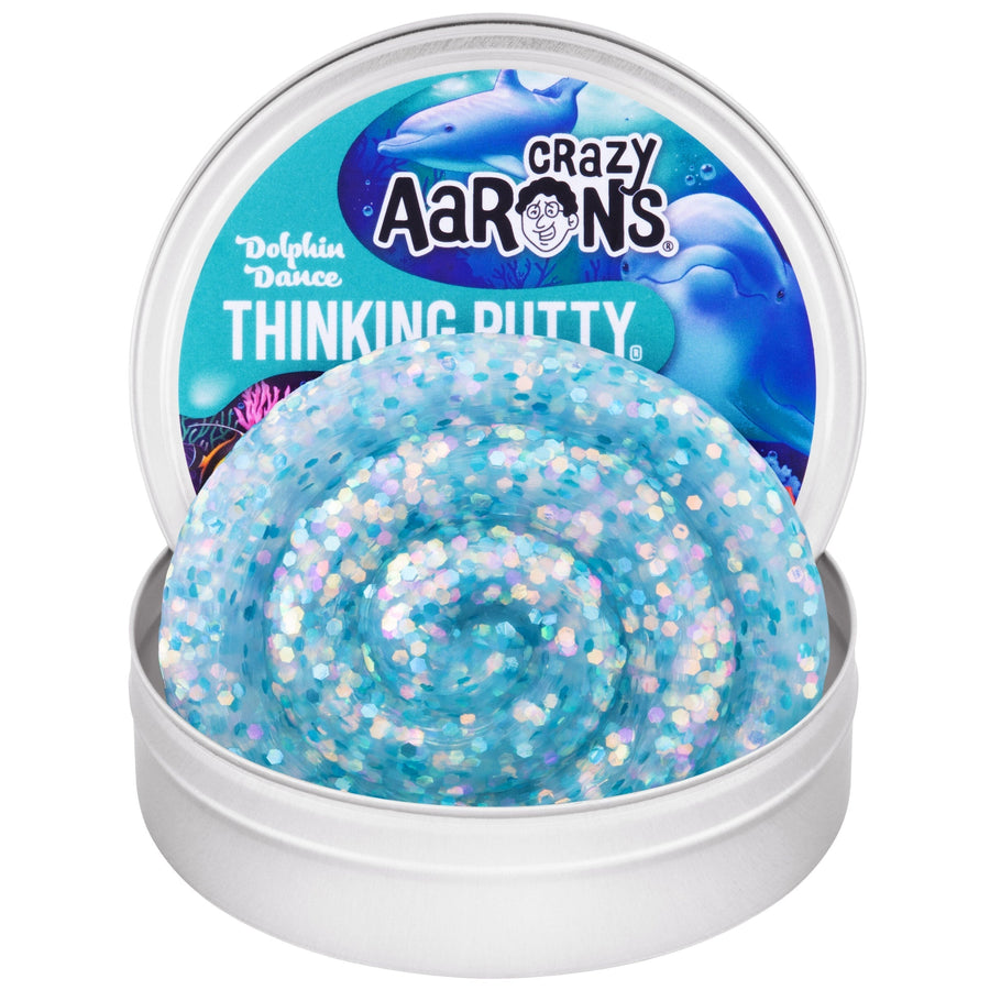 Dolphin Dance - 3.5" Thinking Putty Tin P2